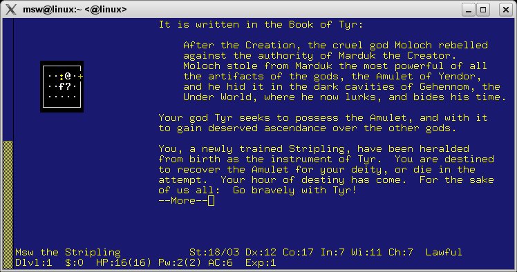 Nethack on the VAX